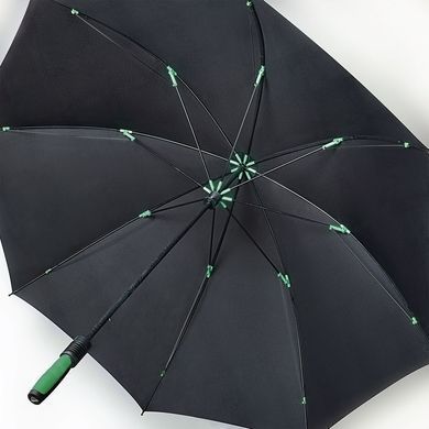 Зонт-гольфер чоловічий механічний Fulton Cyclone S837 Black (Чорний)