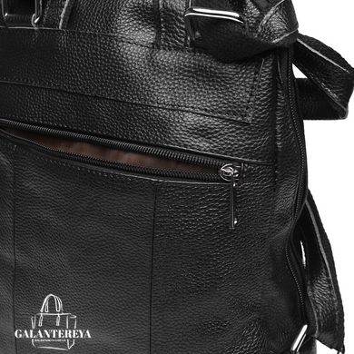 Женский кожаный рюкзак Keizer K1152-black черный