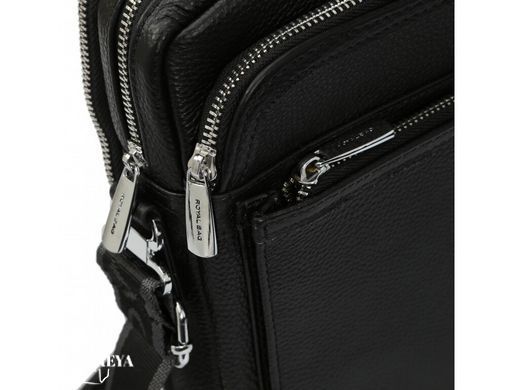 Мужской кожаный мессенджер Royal Bag RB-008A-1 черный