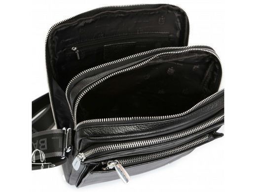 Мужской кожаный мессенджер Royal Bag RB-008A-1 черный