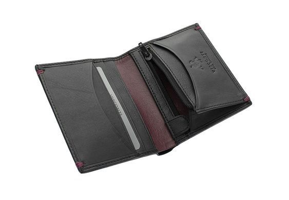 Чоловічий шкіряний гаманець Visconti AP61 Brig BLK/BG