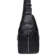 Мужской кожаный рюкзак Keizer K1155-black черный
