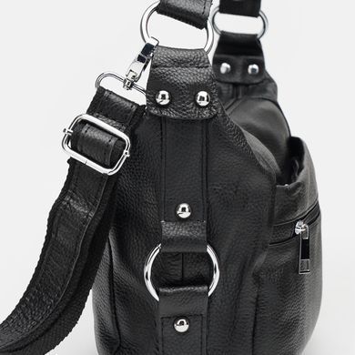 Сумка женская кожаная Borsa Leather K1131-black