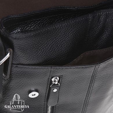 Сумка мужская кожаная Borsa Leather K15103-black