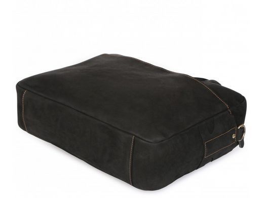 Мужская кожаная сумка для ноутбука Tiding Bag t1019RA черный