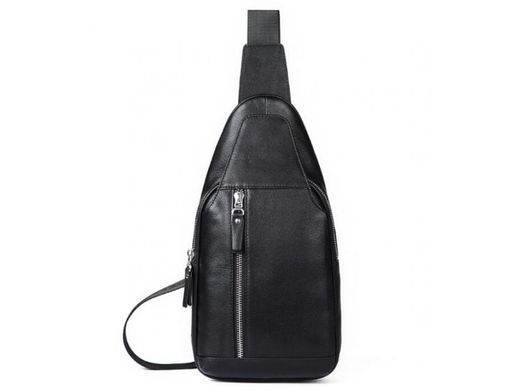Мужской кожаный черный мессенджер Tiding Bag B3-1701A