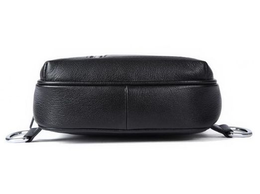 Мужской кожаный черный мессенджер Tiding Bag B3-1701A