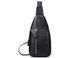 Мужской кожаный черный мессенджер Tiding Bag B3-1701A 3
