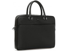 Мужская кожаная сумка для ноутбука Royal Bag RB-015A черный