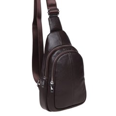Мужской кожаный рюкзак Keizer K1156-brown коричневый