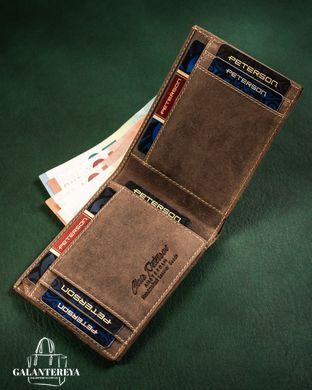 Кошелек мужской кожаный Peterson PTN N79 2-1-4