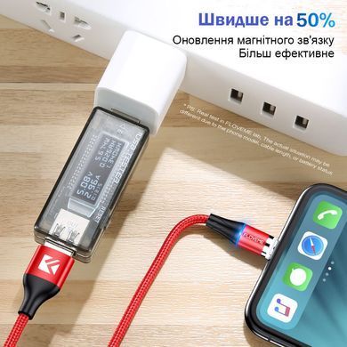 Магнітний кабель FLOVEME 3А швидка зарядка, передача даних FL180504