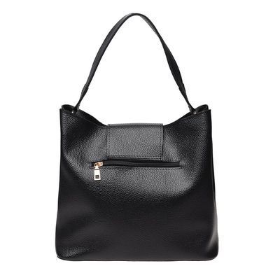 Женская кожаная сумка Ricco Grande 1L916-black черный