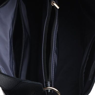 Женская кожаная сумка Ricco Grande 1L916-black черный
