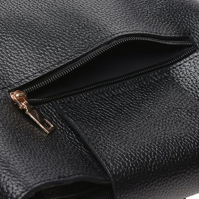 Женская кожаная сумка Ricco Grande 1L916-black черный