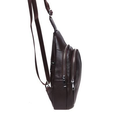 Мужской кожаный рюкзак Keizer K1156-brown коричневый