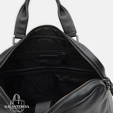 Сумка для ноутбука мужская кожаная Keizer K117626bl-black