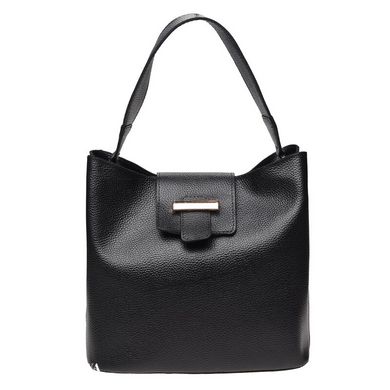 Женская кожаная сумка Ricco Grande 1L916-black черный