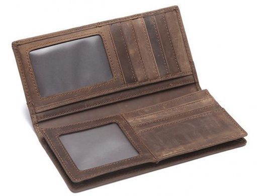 Чоловіче шкіряне портмоне Tiding Bag 8059R коричневий
