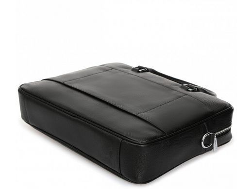 Мужская кожаная сумка для ноутбука Royal Bag RB-015A черный