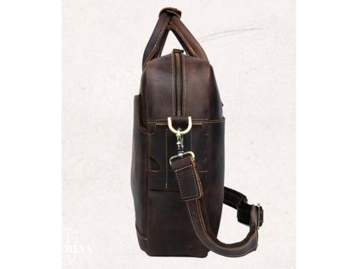 Мужская кожаная сумка для ноутбука Tiding Bag t1019RA черный