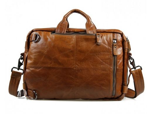 Мужская кожаная сумка-рюкзак Jasper&Maine 7014B коричневый