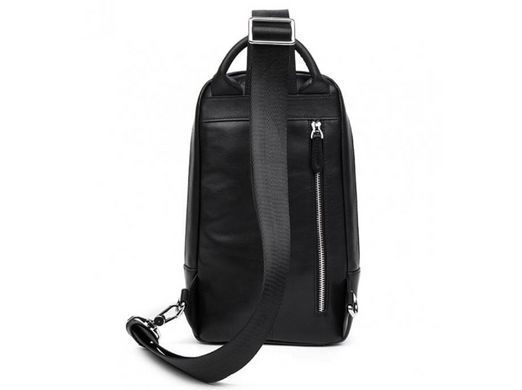Мужской кожаный черный мессенджер Tiding Bag B3-1725A