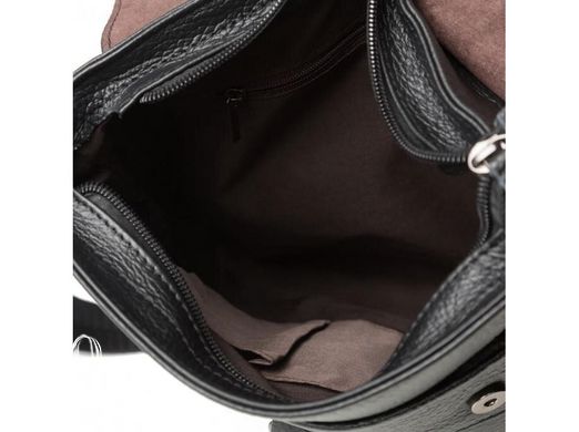 Мужской кожаный черный мессенджер Tiding Bag M38-1713