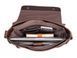 Мужской кожаный коричневый мессенджер Tiding Bag 7338C 7