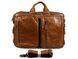 Мужская кожаная сумка-рюкзак Jasper&Maine 7014B коричневый 7