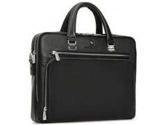 Мужская кожаная сумка для ноутбука Royal Bag RB-021A черный