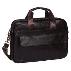 Мужская кожаная сумка для ноутбука Keizer k11688-brown коричневый