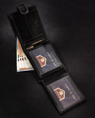 Гаманець чоловічий шкіряний Peterson PTN WL-0305L-COM