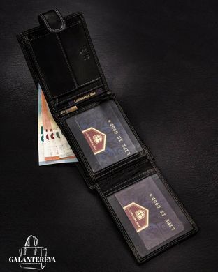Кошелек мужской кожаный Peterson PTN WL-0305L-COM