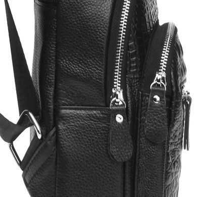 Рюкзак мужской кожаный Borsa Leather K1142-black