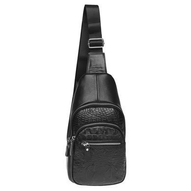Рюкзак мужской кожаный Borsa Leather K1142-black