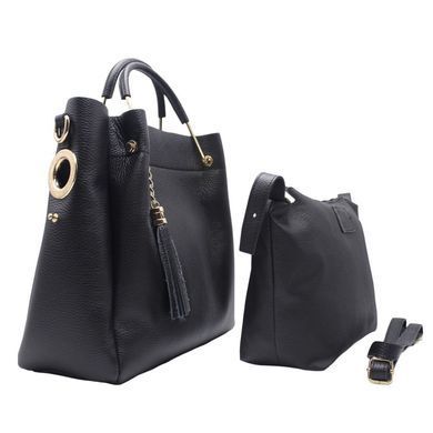 Жіноча шкіряна сумка Italian fabric bags 1248