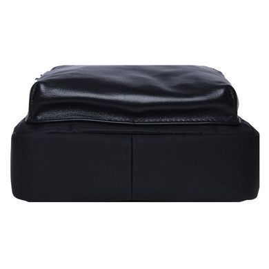 Мужской кожаный мессенджер Ricco Grande K16452-black черный