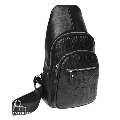 Рюкзак мужской кожаный Borsa Leather K1142-black