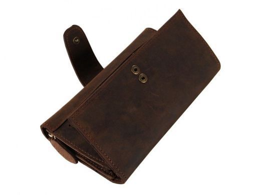 Мужской кожаный клатч TIDING BAG 8052R коричневый