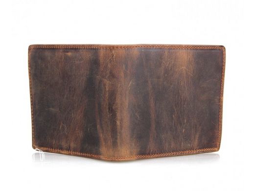 Мужское кожаное портмоне Tiding Bag 8056R коричневый