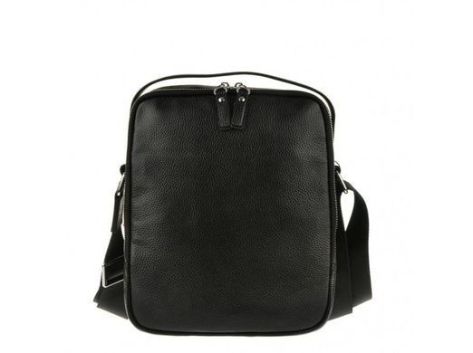 Мужской кожаный черный мессенджер Tiding Bag M5608-1A