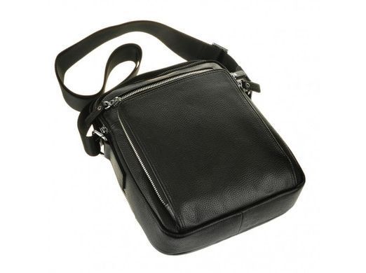 Мужской кожаный черный мессенджер Tiding Bag M5608-1A