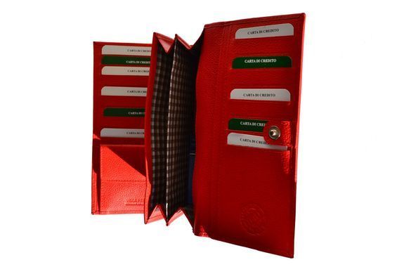 Женский кожаный кошелек Italian fabric bags 7084