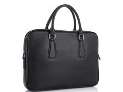 Мужская кожаная сумка для ноутбука Tiding Bag NM17-9020-5A черный