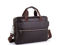 Сумка для ноутбука мужская кожаная Tiding Bag A25-1127C