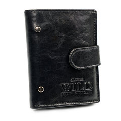 Кошелек-картхолдер мужской кожаный ALWAYS WILD N9001L-VTK-N