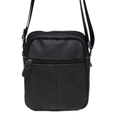Мужской кожаный мессенджер Keizer K11816-black черный