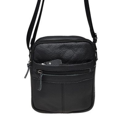 Мужской кожаный мессенджер Keizer K11816-black черный