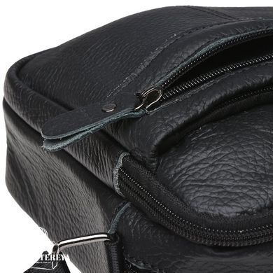 Мужской кожаный мессенджер Keizer K11816-black черный